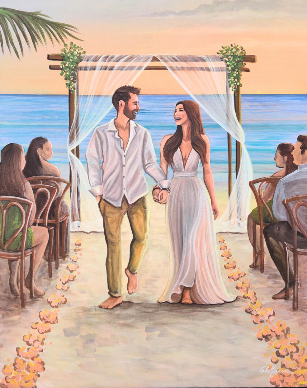 Kim + Mike&#39;s Ceremony Exit