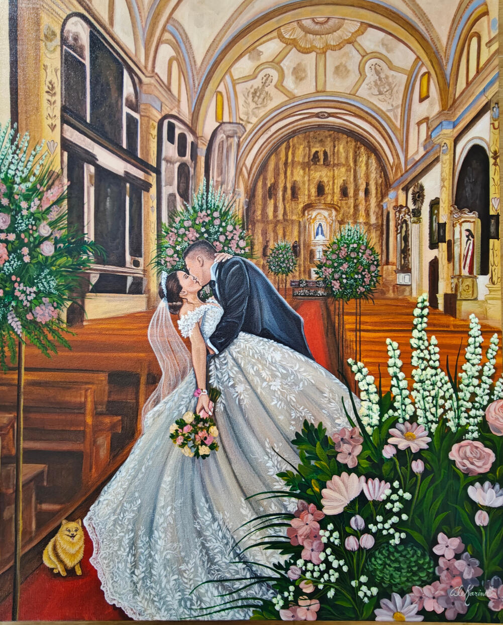 Lesly + Yan's first kiss