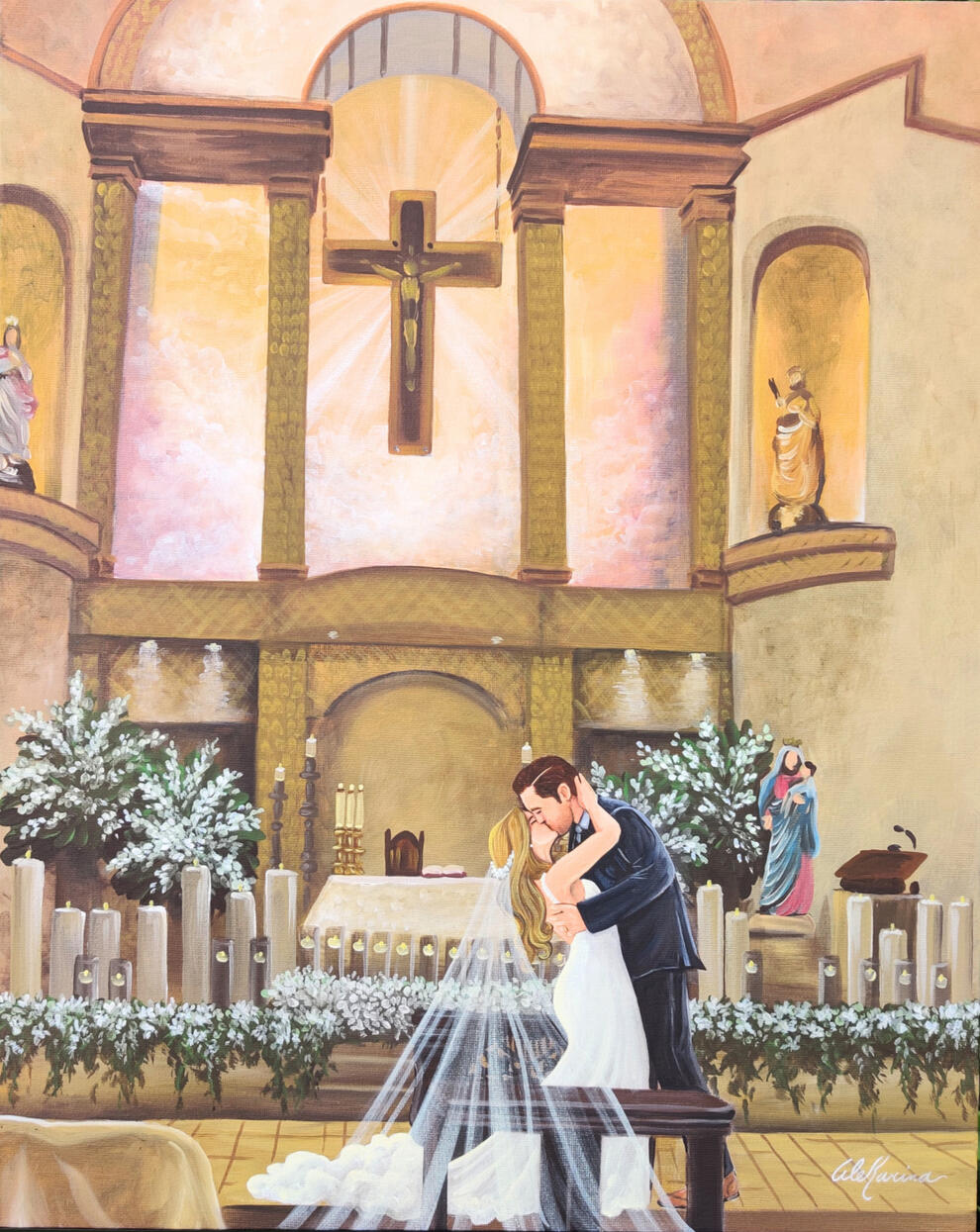 Sofia + Manuel&#39;s First Kiss